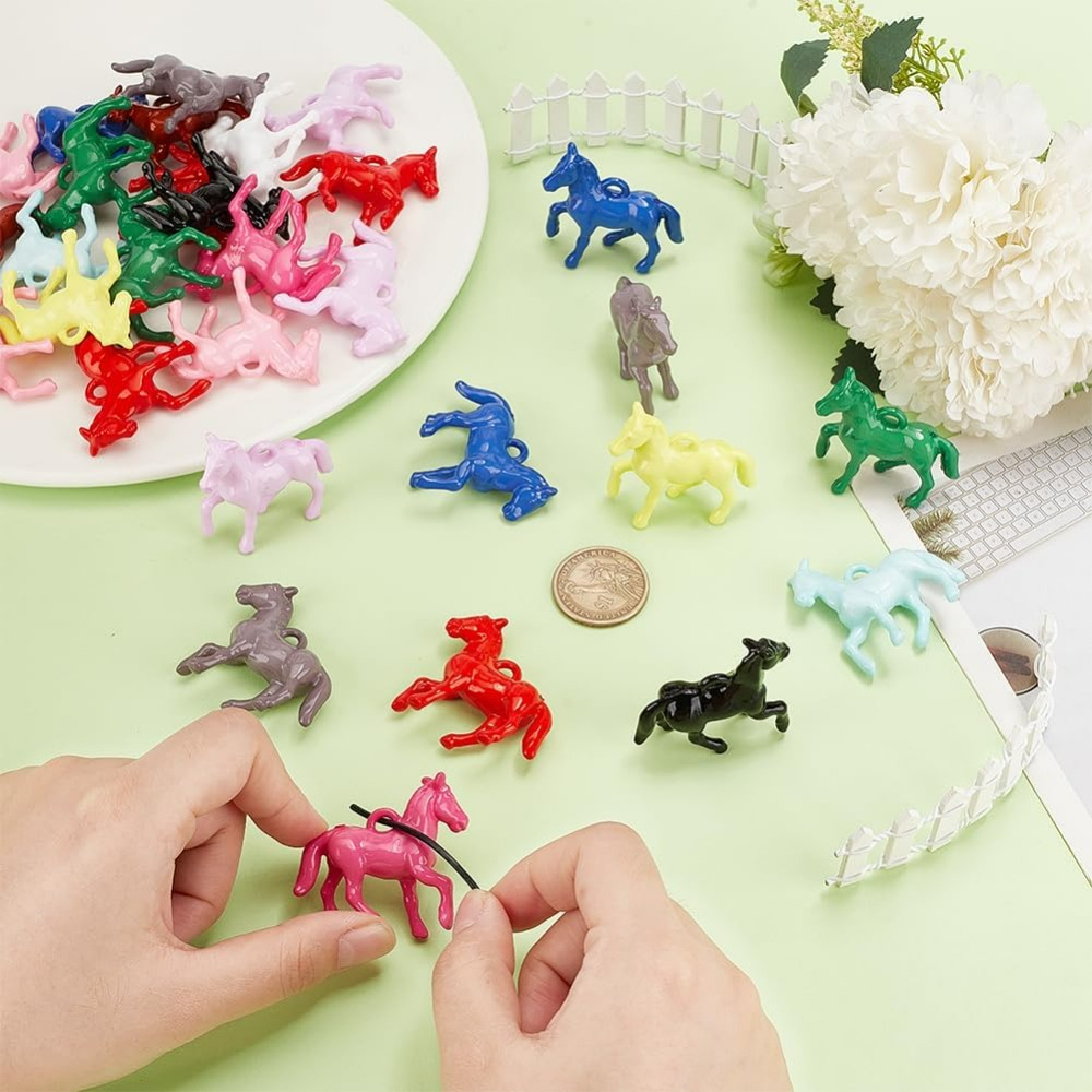 48pcs Opaque Acrylic Pendants  – Resin Art Handmade Bewertung und Preis