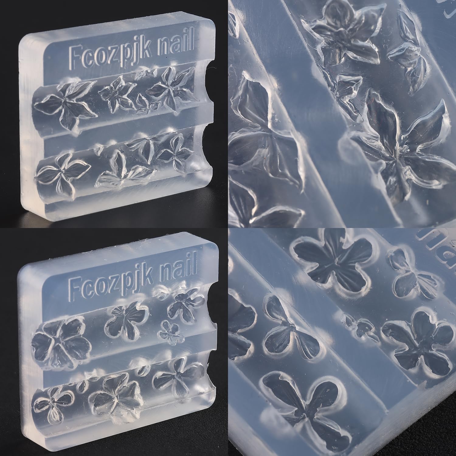 Silicone Nail Art Molds, 2PCS  – Resin Art Images Bewertung und Preis
