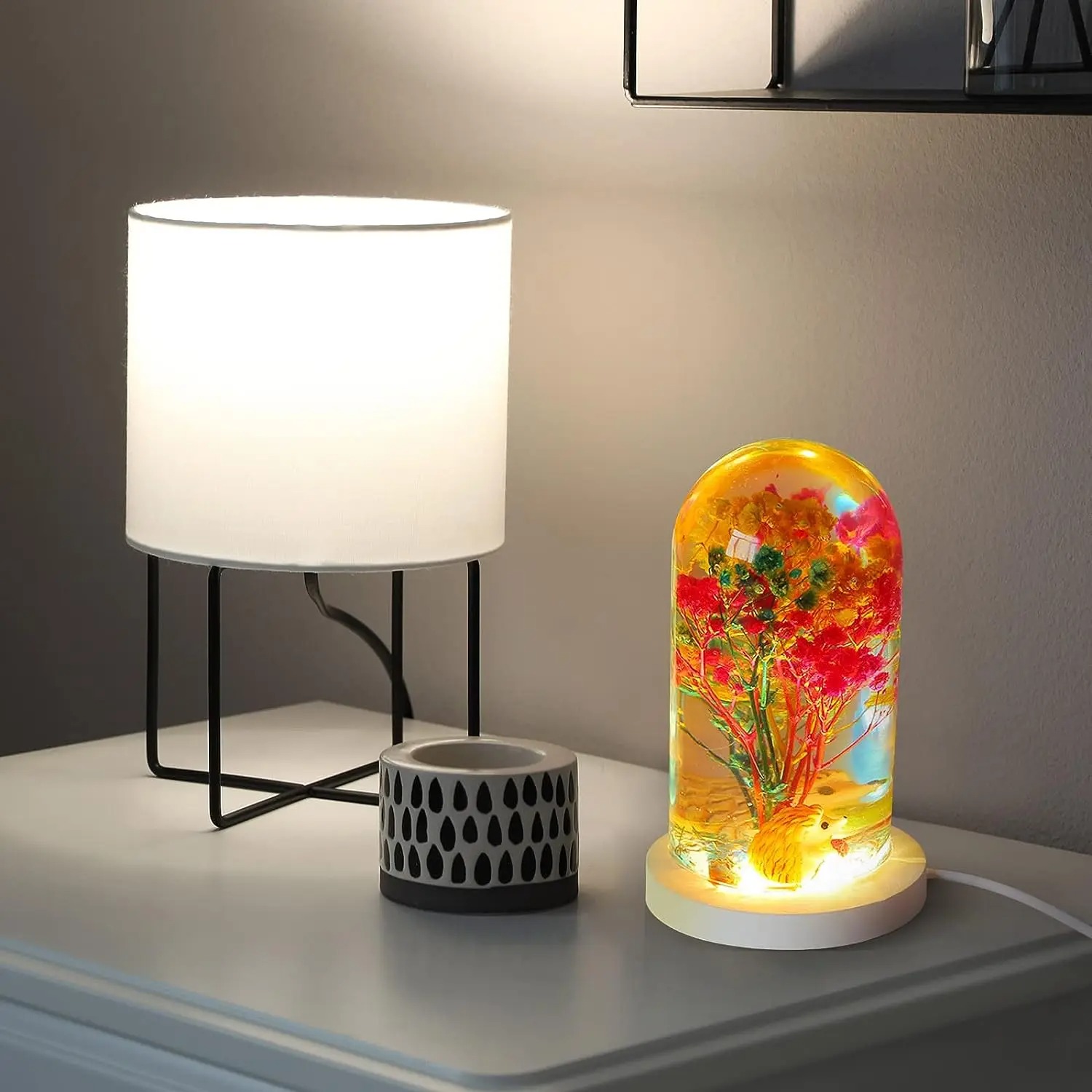 DIY Crystal Epoxy Resin Mold L – Resin Art Lamp Bewertung und Preis