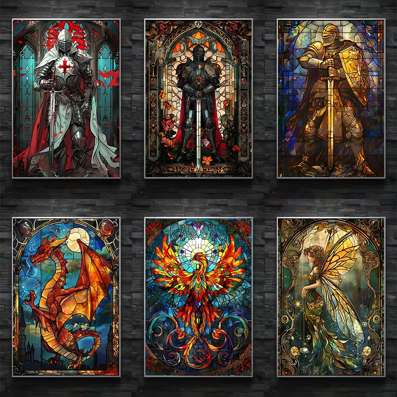 Fantasy Stained Glass Poster P – Resin Art Wall Bewertung und Preis