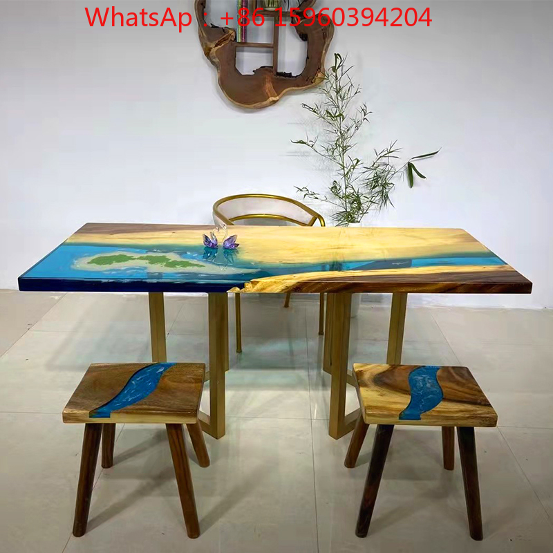 Epoxy resin art river ocean ta – Resin Art Dining Table Bewertung und Preis