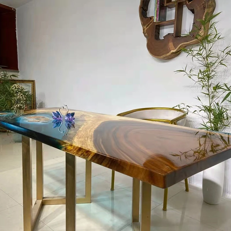 Epoxy resin art river ocean ta – Resin Art Dining Table Bewertung und Preis