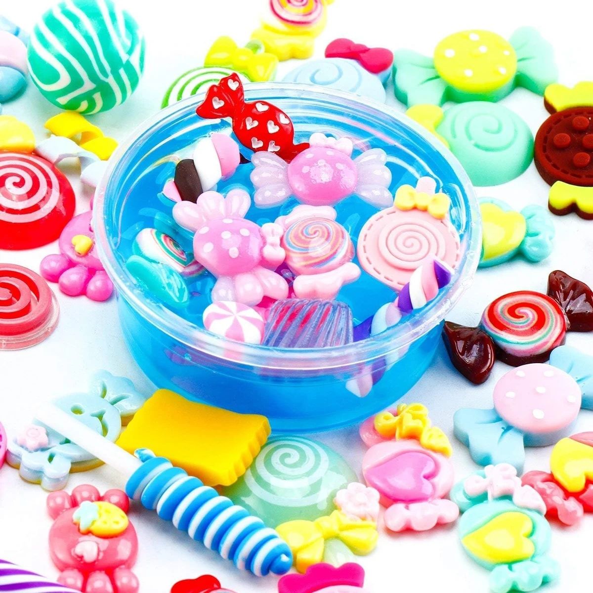 30pcs Random Candy Slime Charm – Resin Art Handmade Bewertung und Preis