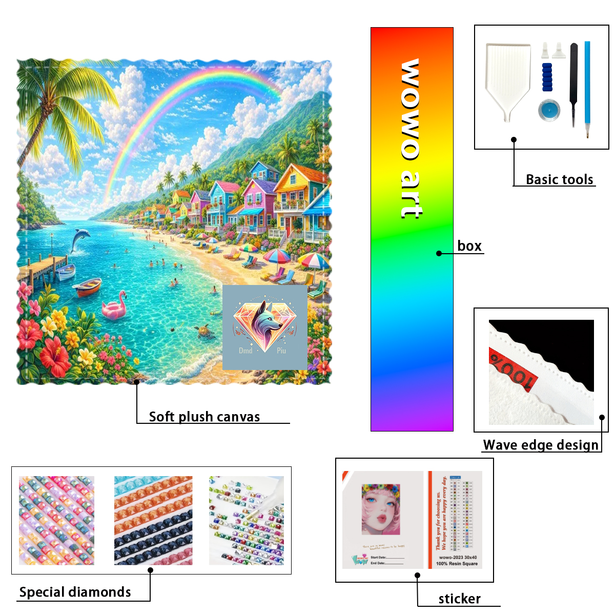 【Piu Diamond Art】EL PARQUE DE  – Resin Art To Buy Bewertung und Preis