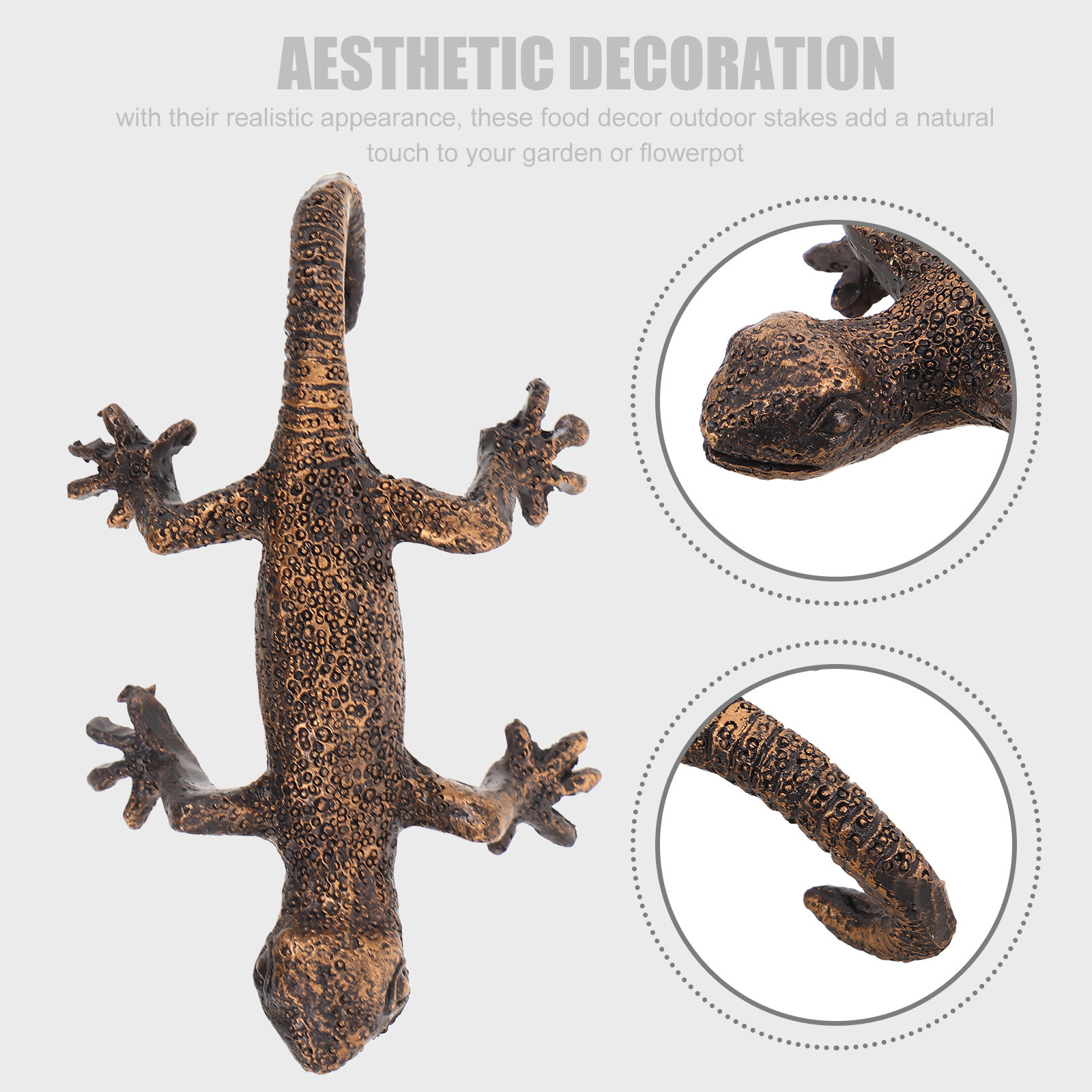 Gecko Wall Hanging Garden Deco – Resin Art Wall Bewertung und Preis