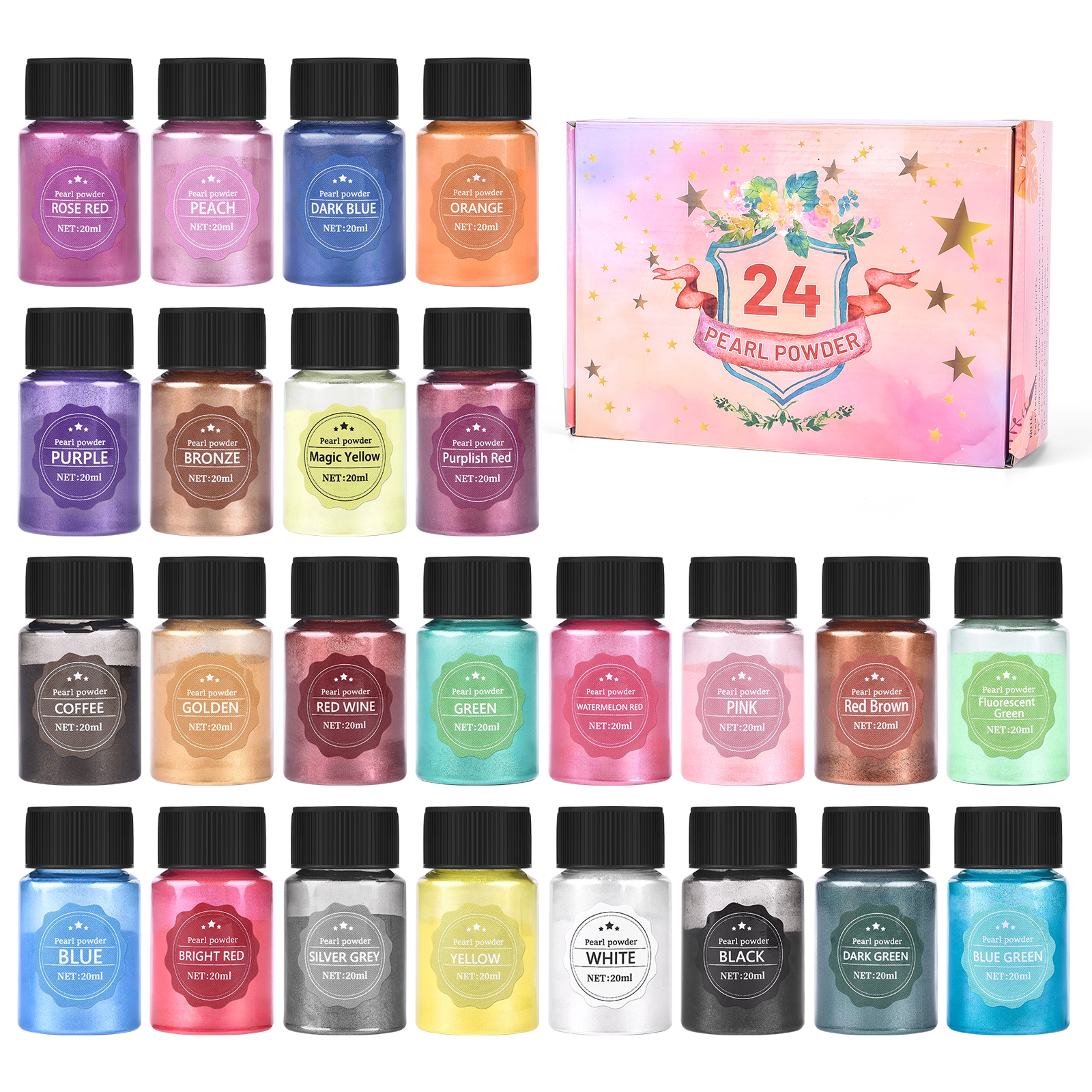 24Color 10g Pearlescent Natura – Pearl Powder Resin Bewertung und Preis