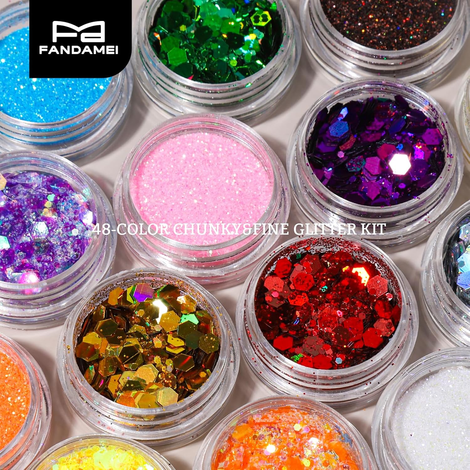 48 Color Chunky & Fine Glitter – Resin Art Images Bewertung und Preis