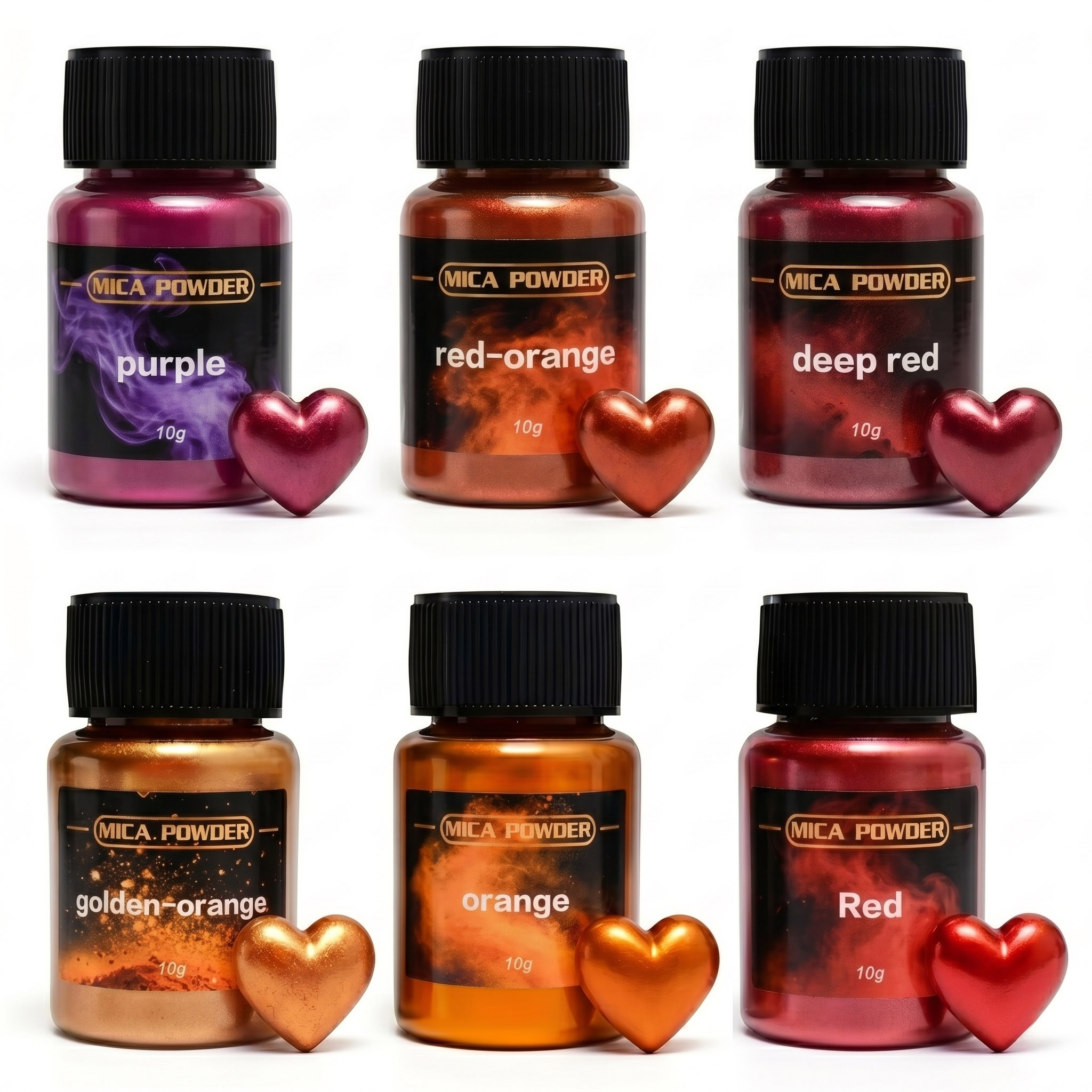 6Colors/Sets metallic powder p – Pearl Powder Resin Bewertung und Preis