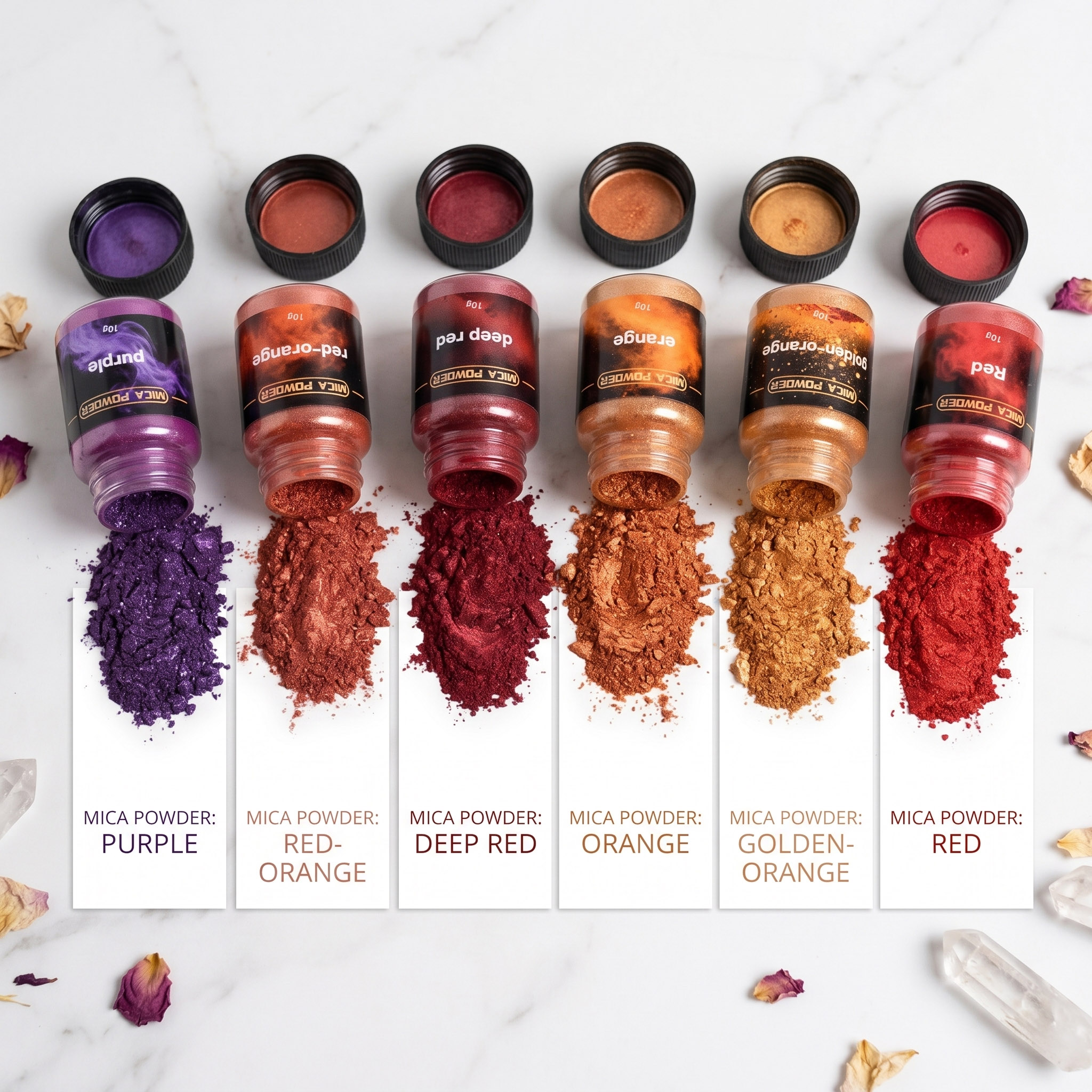 6Colors/Sets metallic powder p – Pearl Powder Resin Bewertung und Preis