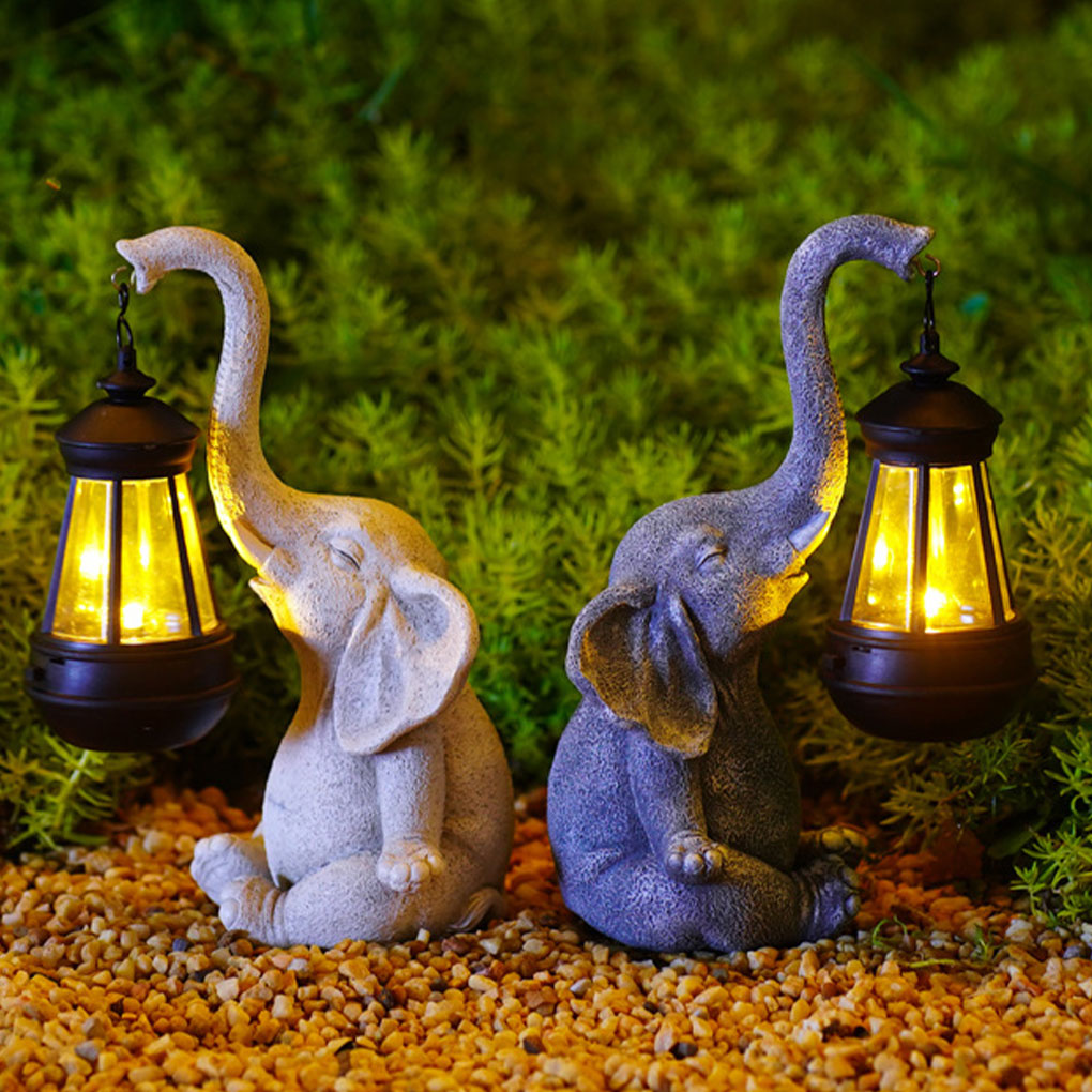 Resin Elephant Statue Ornament – Resin Art Lamp Bewertung und Preis