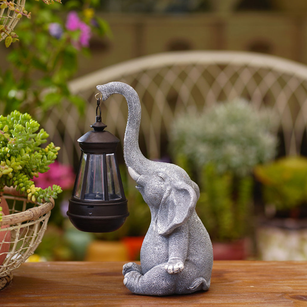 Resin Elephant Statue Ornament – Resin Art Lamp Bewertung und Preis