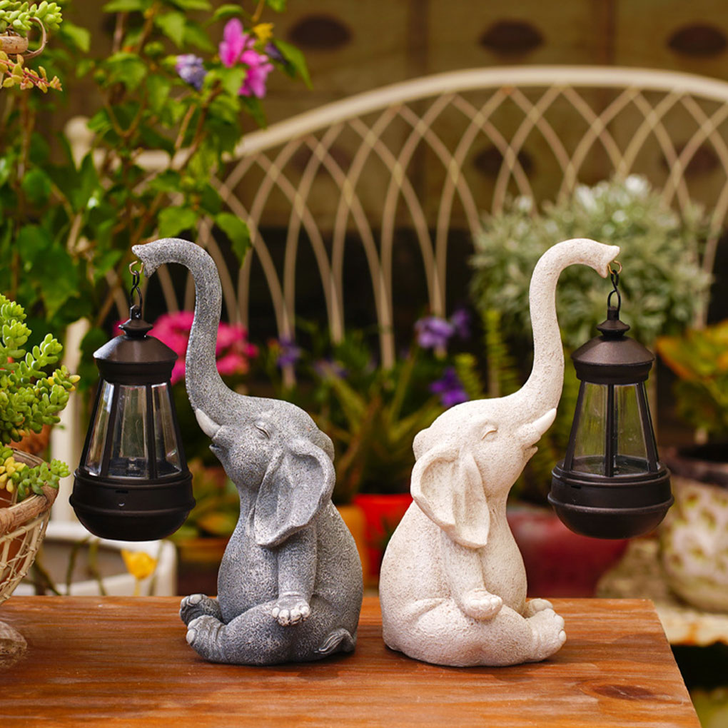 Resin Elephant Statue Ornament – Resin Art Lamp Bewertung und Preis