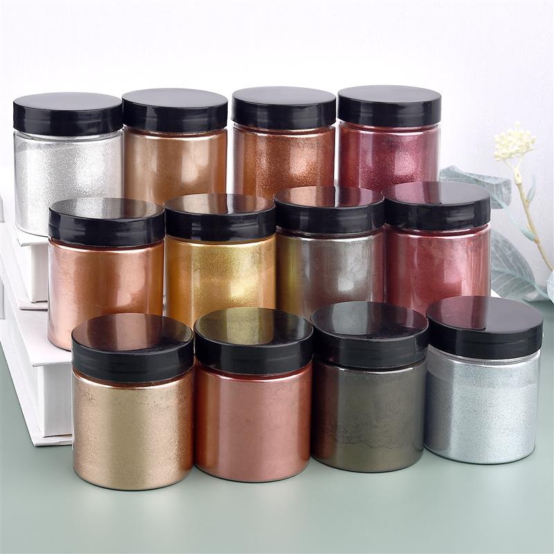 50g Shimmer Metallic Gold Silv – Pearl Powder Resin Bewertung und Preis