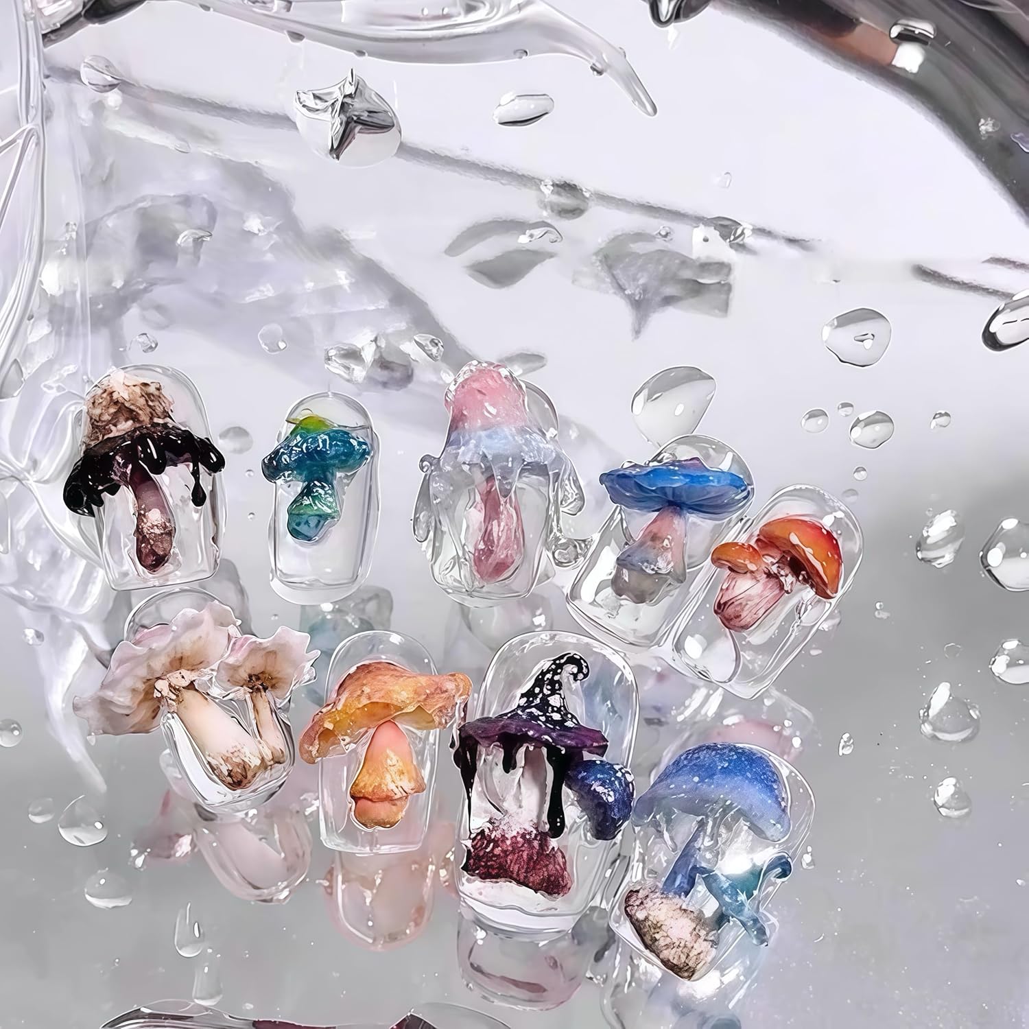 3D Mushroom Nail Mold Silicone – Resin Art Images Bewertung und Preis
