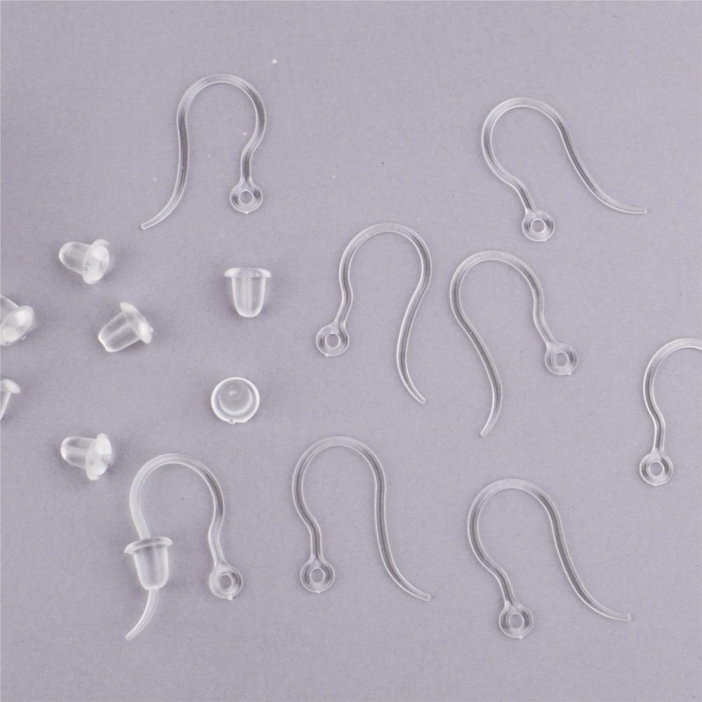 40pcs Clear Plastic Earring Ho – Resin Art Handmade Bewertung und Preis