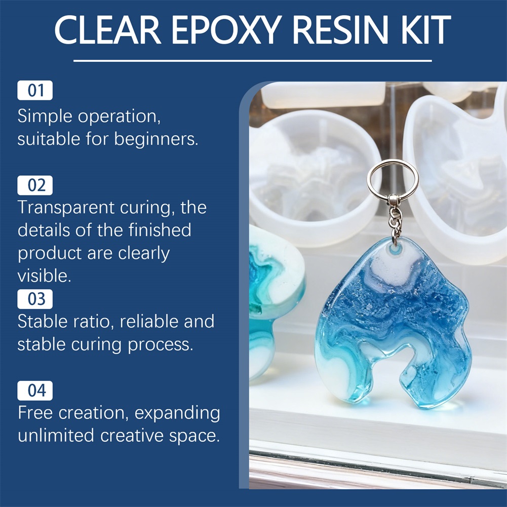 DIY Crystals Clear Epoxys Resi – Resin Art Kit With Molds Bewertung und Preis