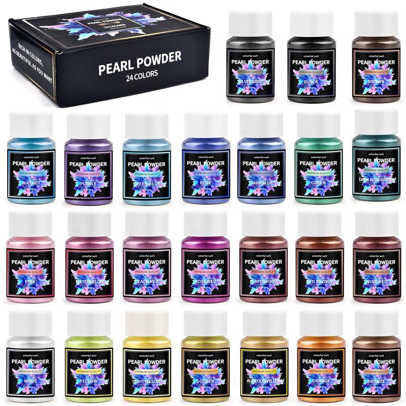 6/24/30Colors Epoxy Resin Dye  – Pearl Powder Resin Bewertung und Preis