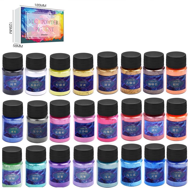 6/24/30Colors Epoxy Resin Dye  – Pearl Powder Resin Bewertung und Preis