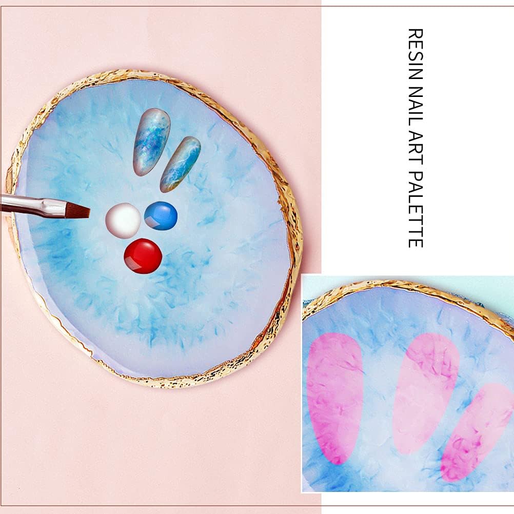 2Pcs Resin Nail Art Palette Go – Resin Art Images Bewertung und Preis