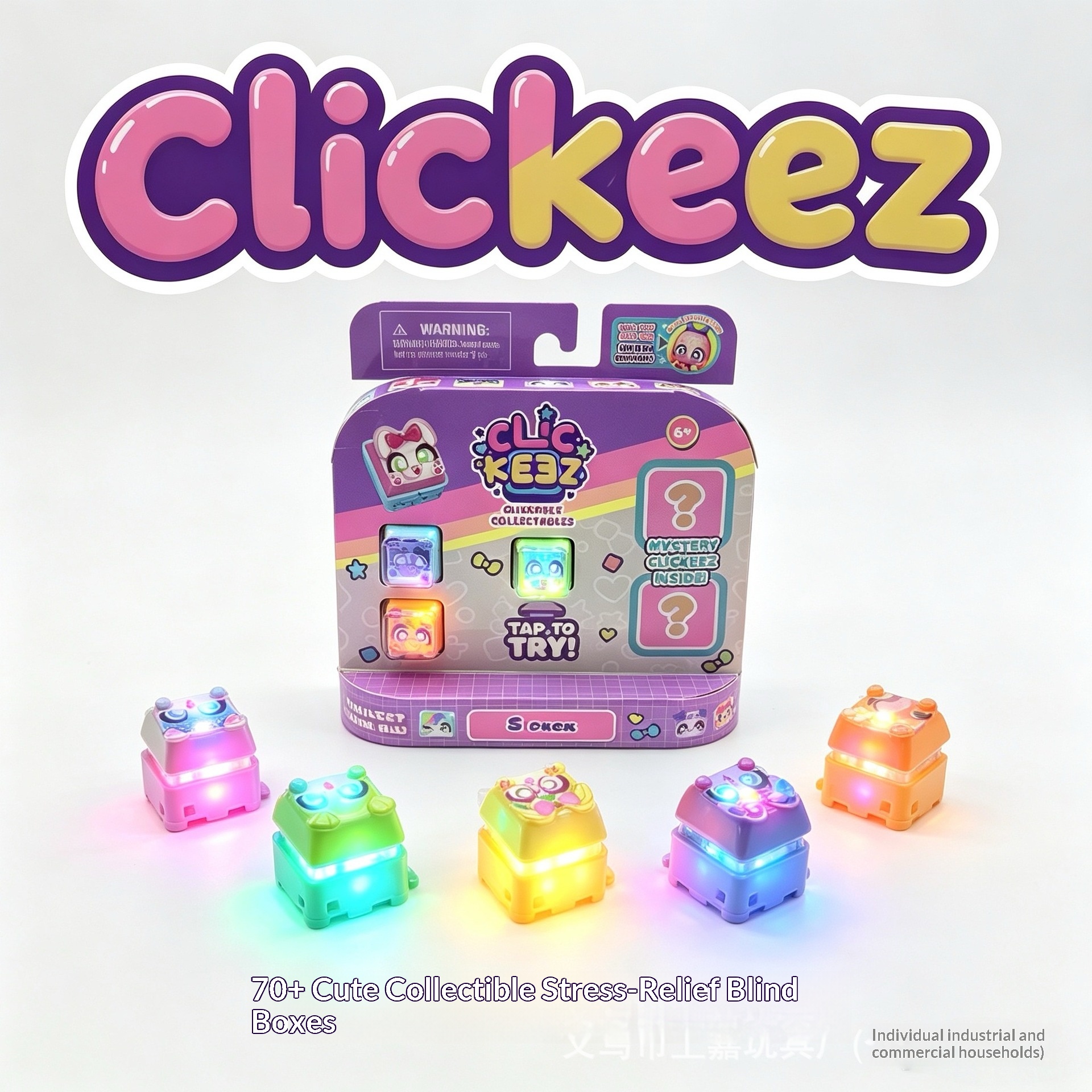 Clickeez Fidget Keycap Keychai – Resin Art Keychain Bewertung und Preis