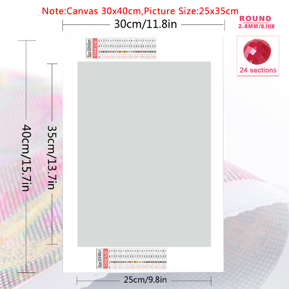 1pc frameless  Diamond Art Pai – Resin Art Wall Bewertung und Preis