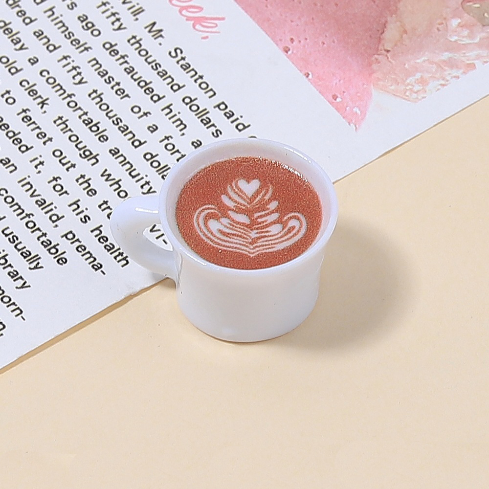 10pcs Love Heart Coffee Cup Re – Resin Art Keychain Bewertung und Preis