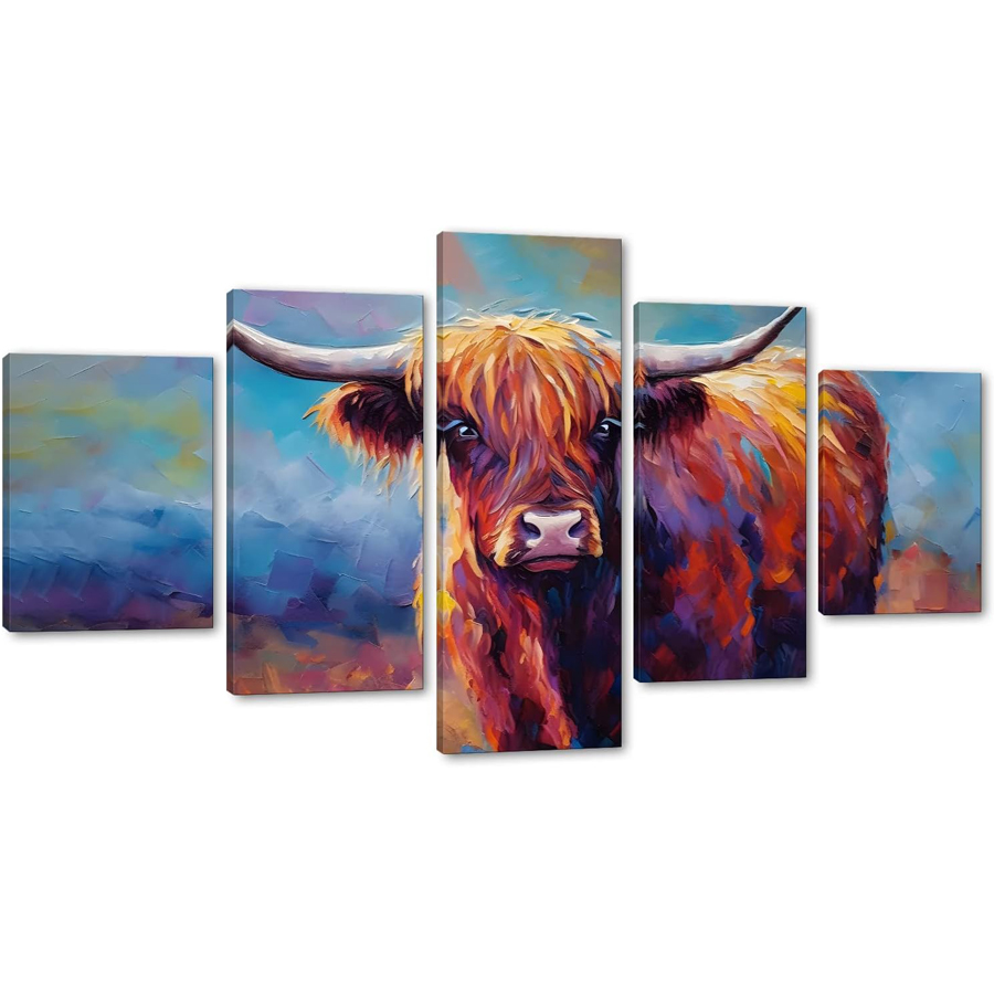 5 Highland Cow Images diamond  – Resin Art Images Bewertung und Preis