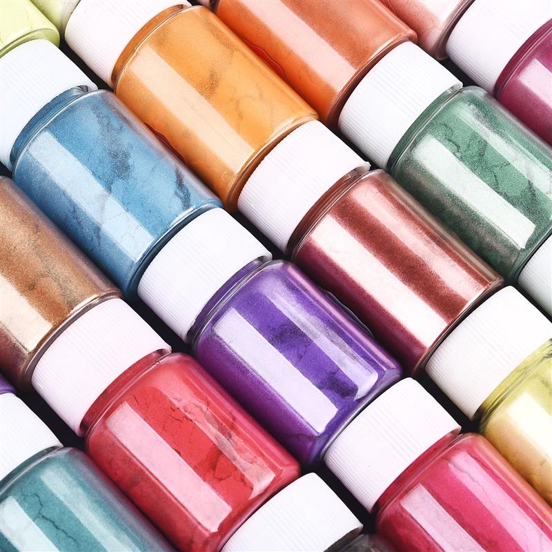 6 Pcs-Set Epoxy Resin Dye Mica – Pearl Powder Resin Bewertung und Preis