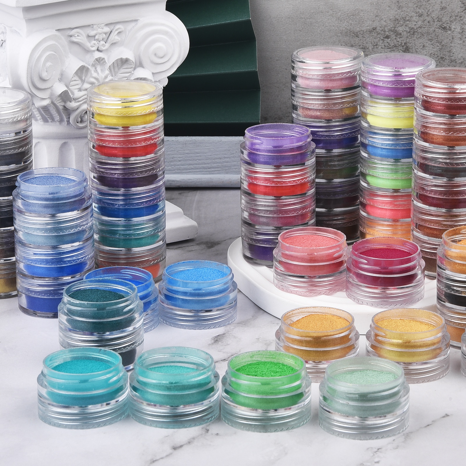 6 Colors/Set Pearlescent Powde – Pearl Powder Resin Bewertung und Preis