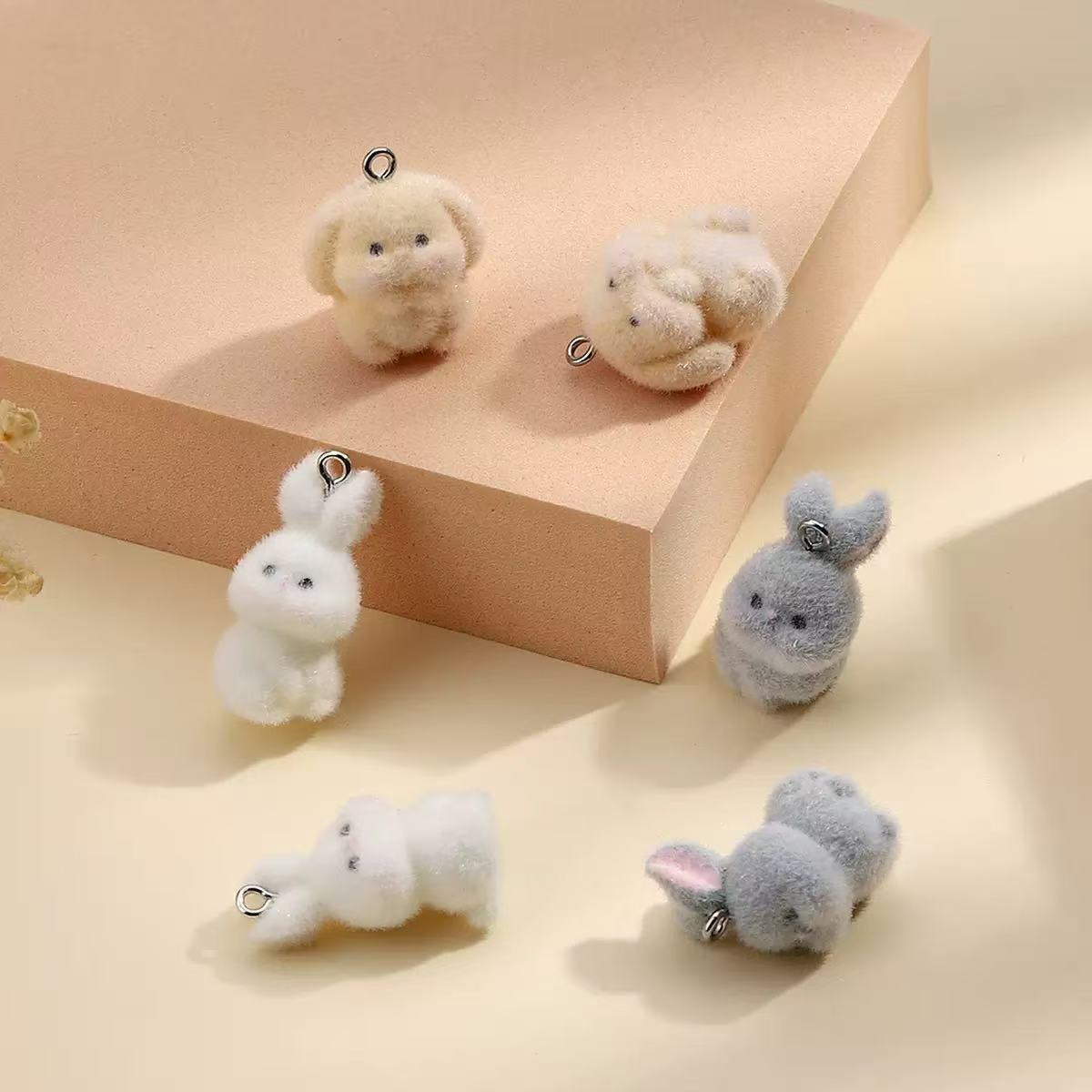 10pcs Flocking Little Rabbit R – Resin Art Handmade Bewertung und Preis