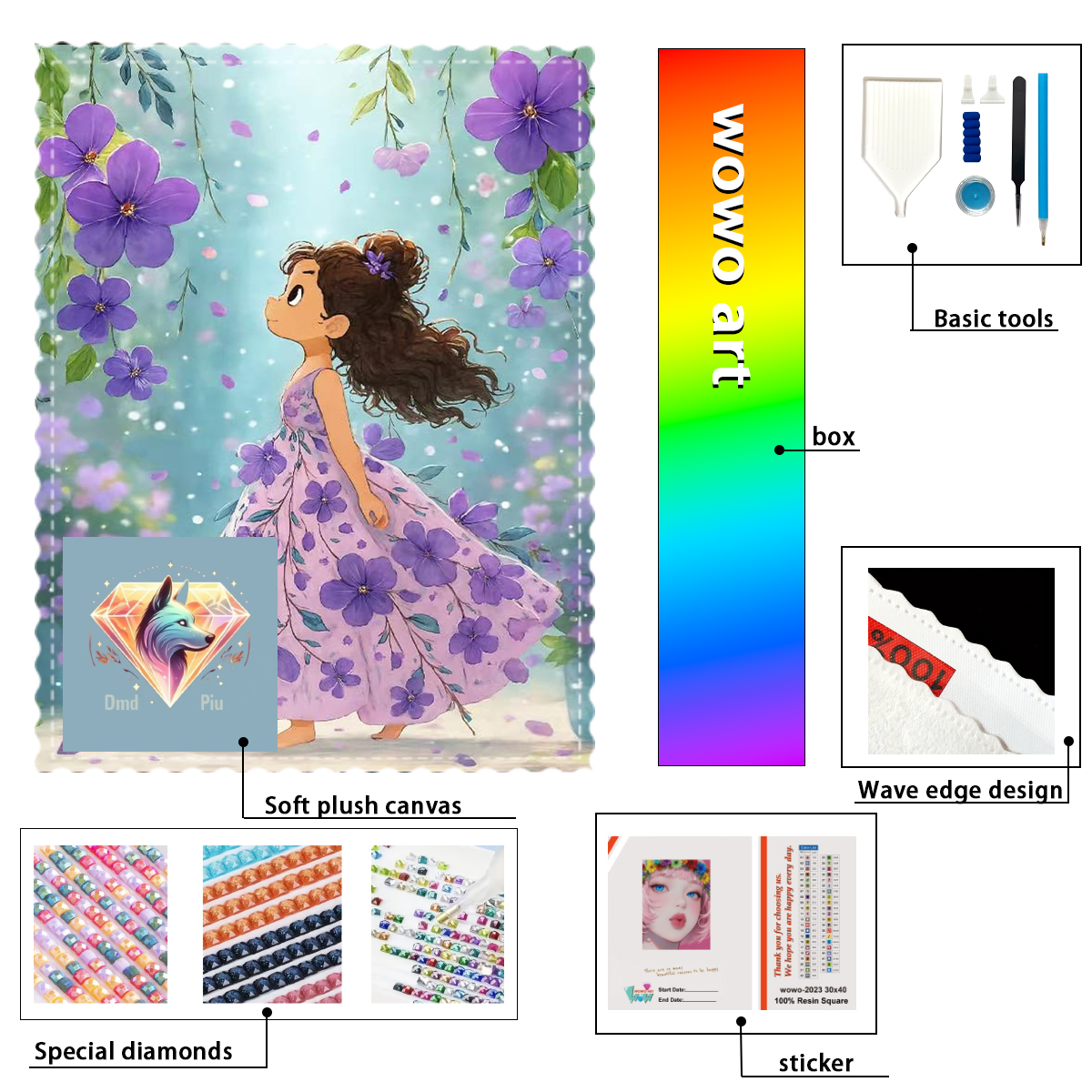 【Piu Diamond Art】Entre lavanda – Resin Art To Buy Bewertung und Preis