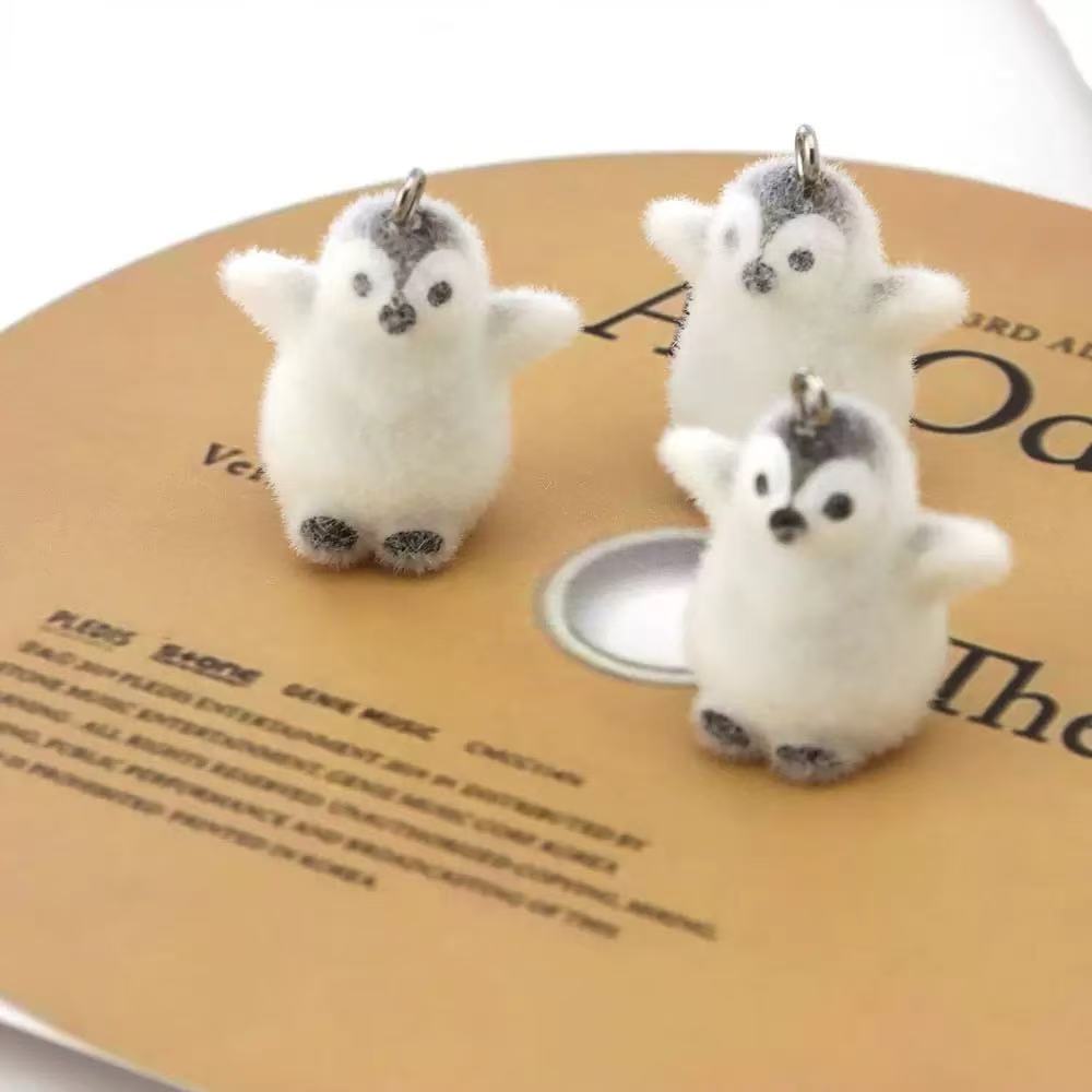 5pcs Flocking Small Penguin Re – Resin Art Handmade Bewertung und Preis