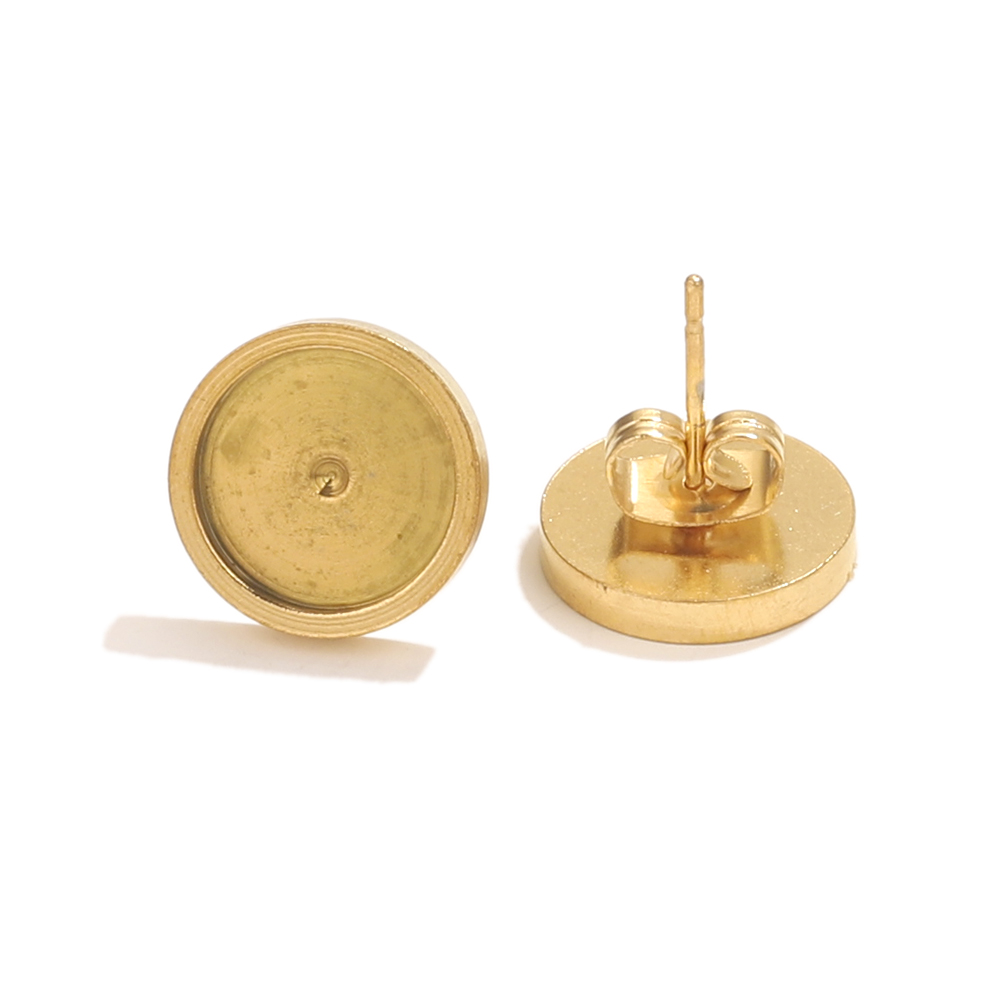 10pcs Stainless Steel Gold Ear – Resin Art Handmade Bewertung und Preis